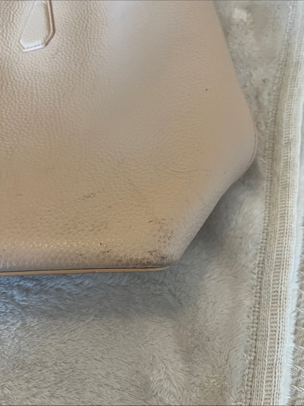 Tory Burch Dusty Pink Pebbled Leather Tote - Picture 4 of 5